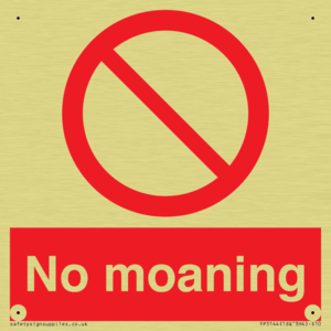 No Moaning